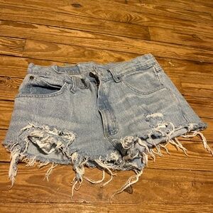 Wrangler Five Star Premium Denim Regular Fit Jean Shorts up cycled (2)